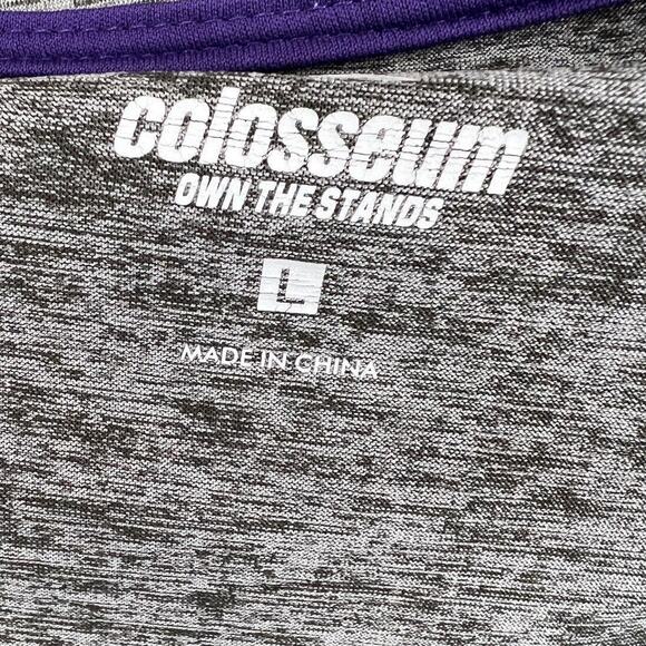 TCU Horned Frogs Sweater Mens Large Gray 1/4 Zip Pullover Shirt Football NCAA - Picture 6 of 7